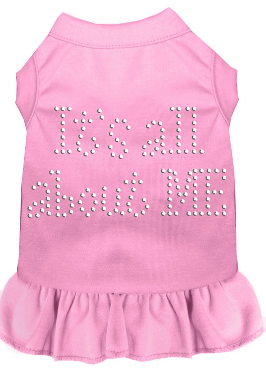 Rhinestone All About me Dress Light Pink 4X